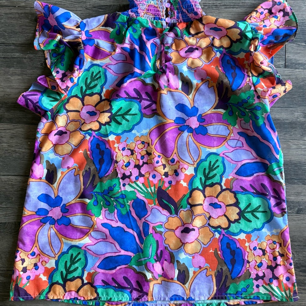 THML Vibrant Floral Kids Blouse